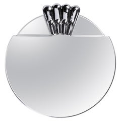 Elemento TRE Small - Exhibition piece - Glass Carved Murano Mirror by Portego