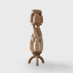 Elementos set in pine wood