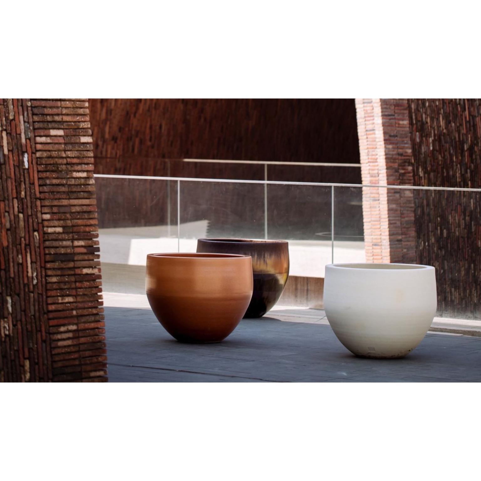 Chinese Elements Planters L by WL Ceramics For Sale