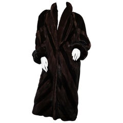 SCRAP ITEM: BLACK SHEARED RABBIT & MINK FUR COAT JACKET