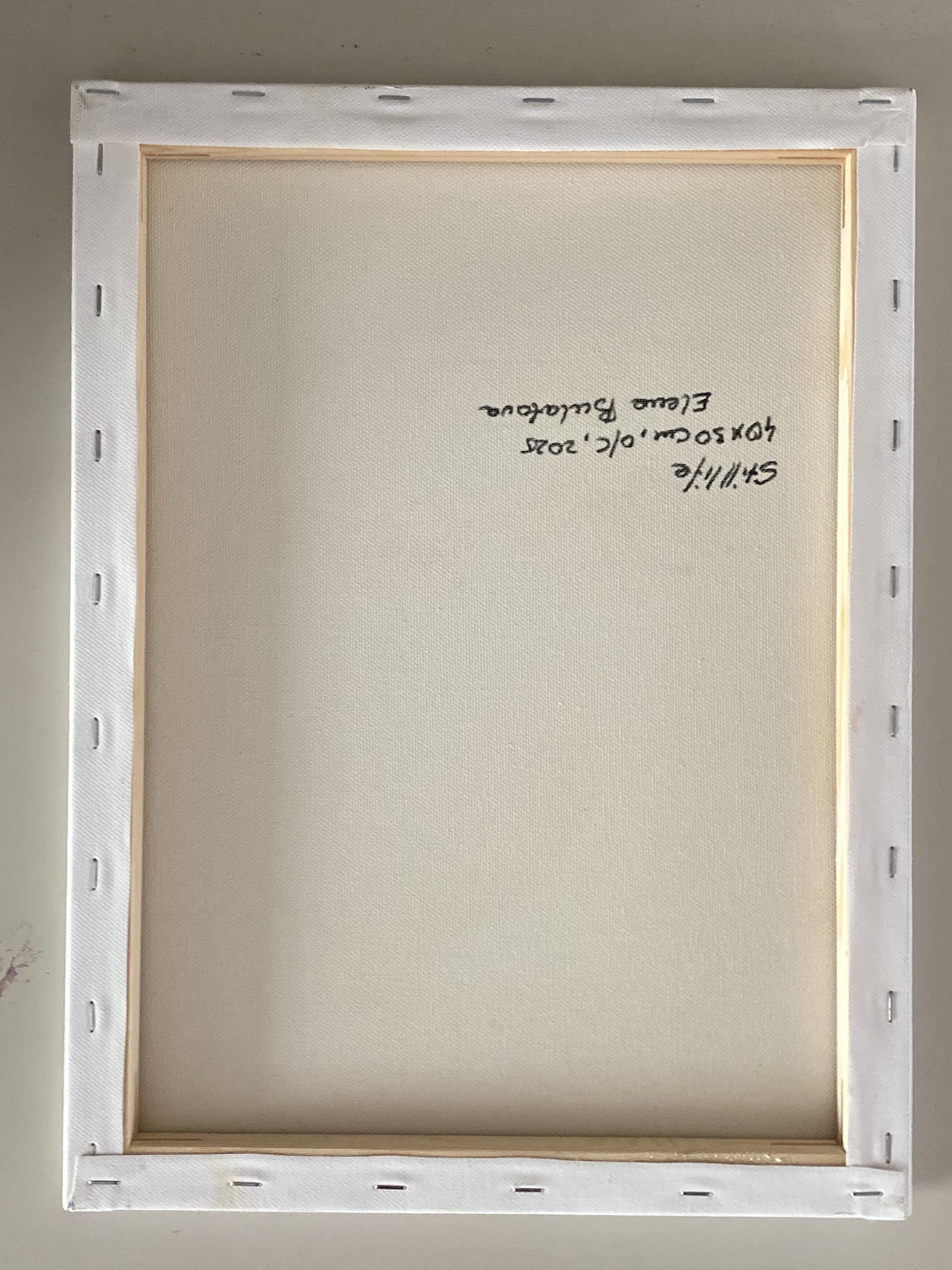 Nach der Blüte, zeitgenössisches Stillleben, Öl auf Leinwand, Kunst, Minimalismus im Angebot 4