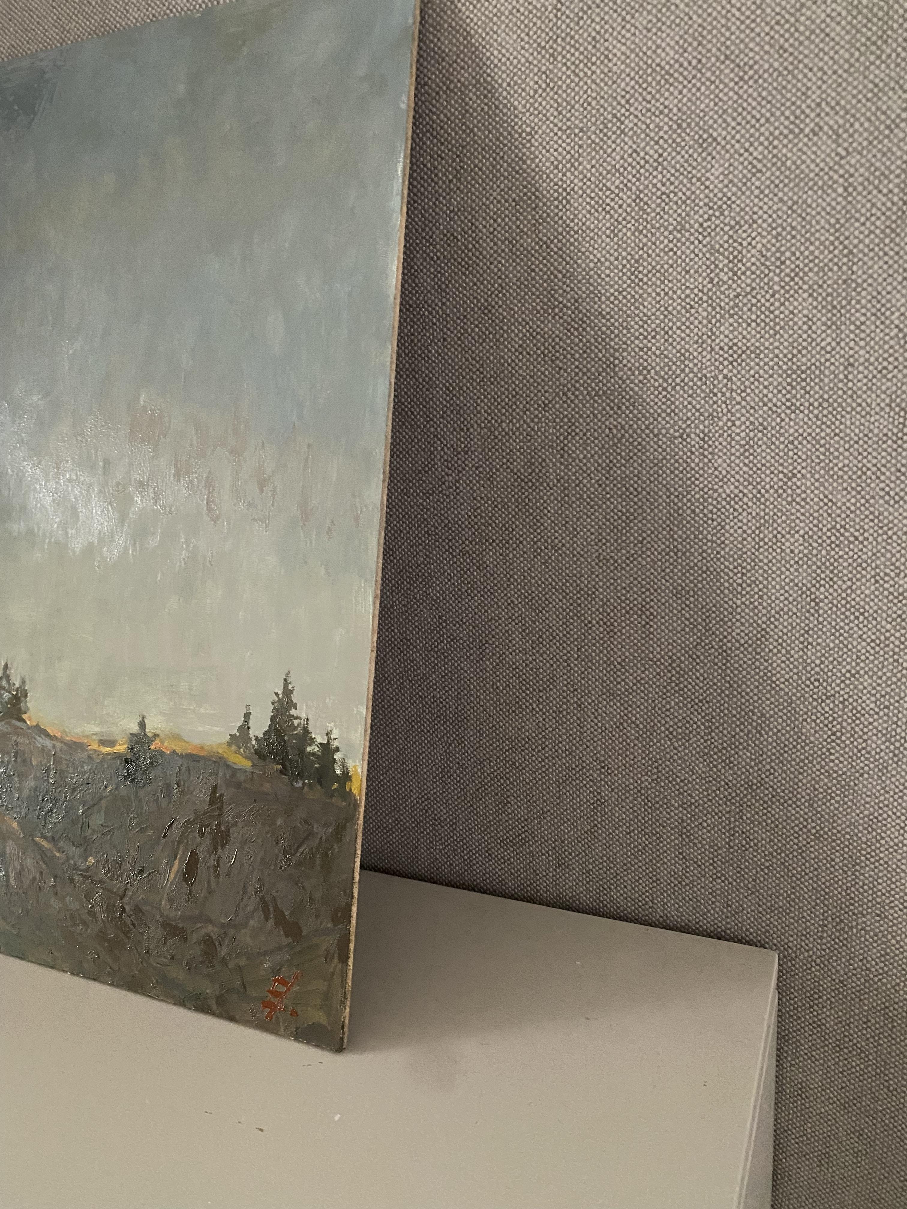 Deutsche Landschaft, Kehlsteinhaus, Alpen, Ölgemälde, Bildende Kunst, Berghaus im Angebot 12