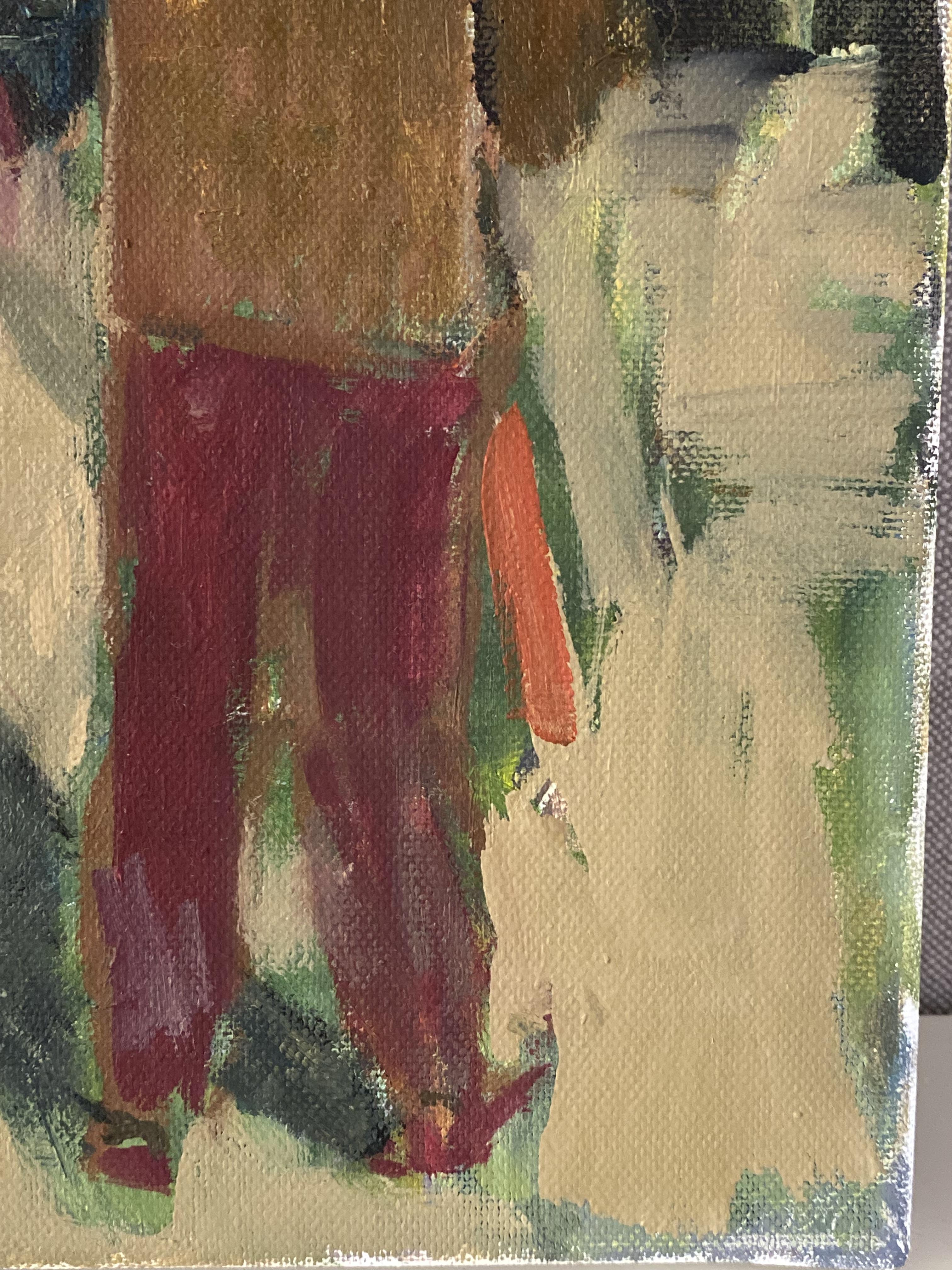 Inside the Tango, Tanz Kunst Öl Leinwand impressionistisch zeitgenössisch figurativ im Angebot 1