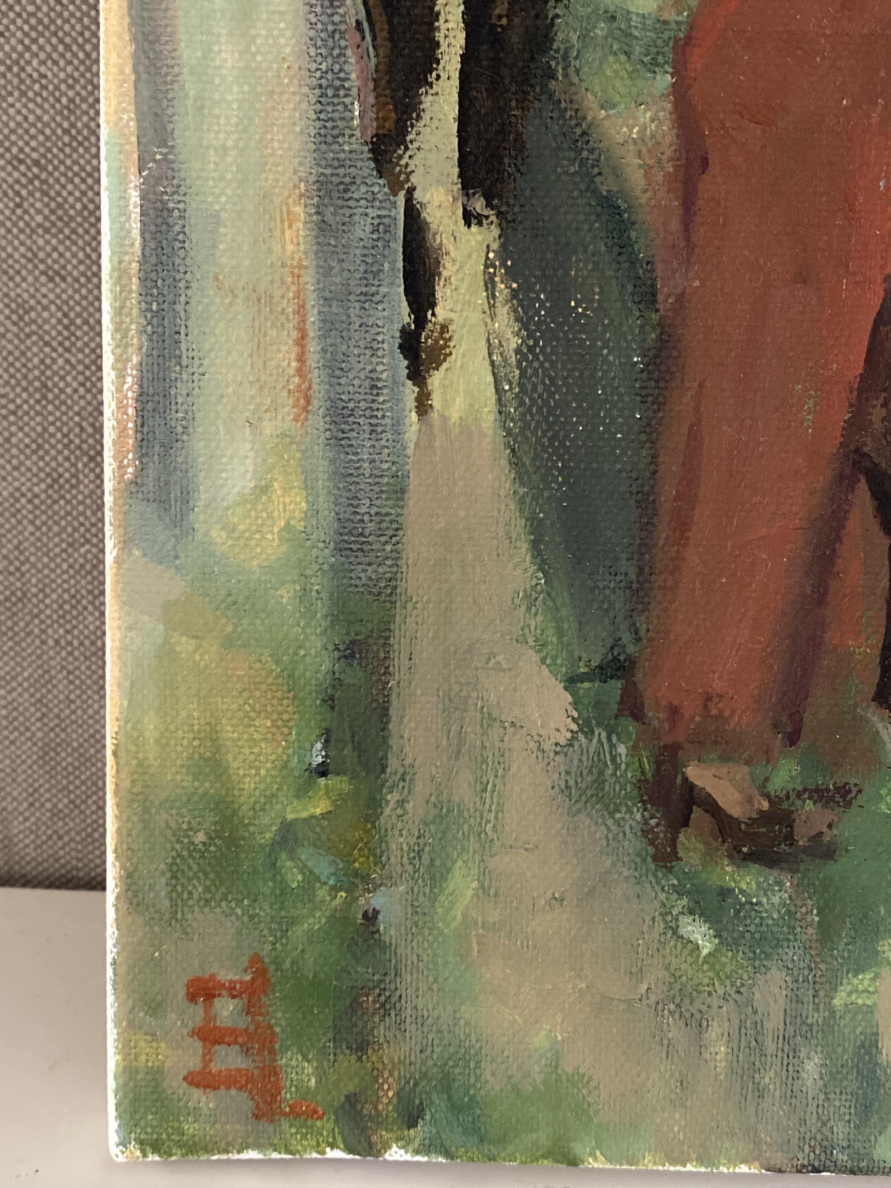 Inside the Tango, Tanz Kunst Öl Leinwand impressionistisch zeitgenössisch figurativ im Angebot 2