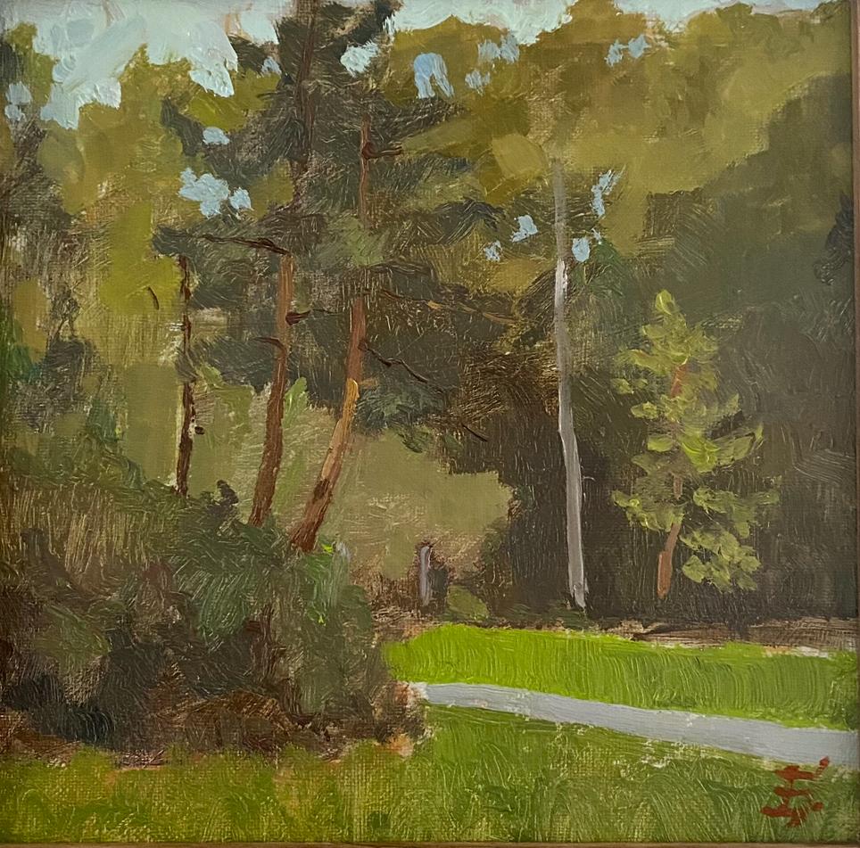 En dehors du bruit - Painting de Elena Bulatova