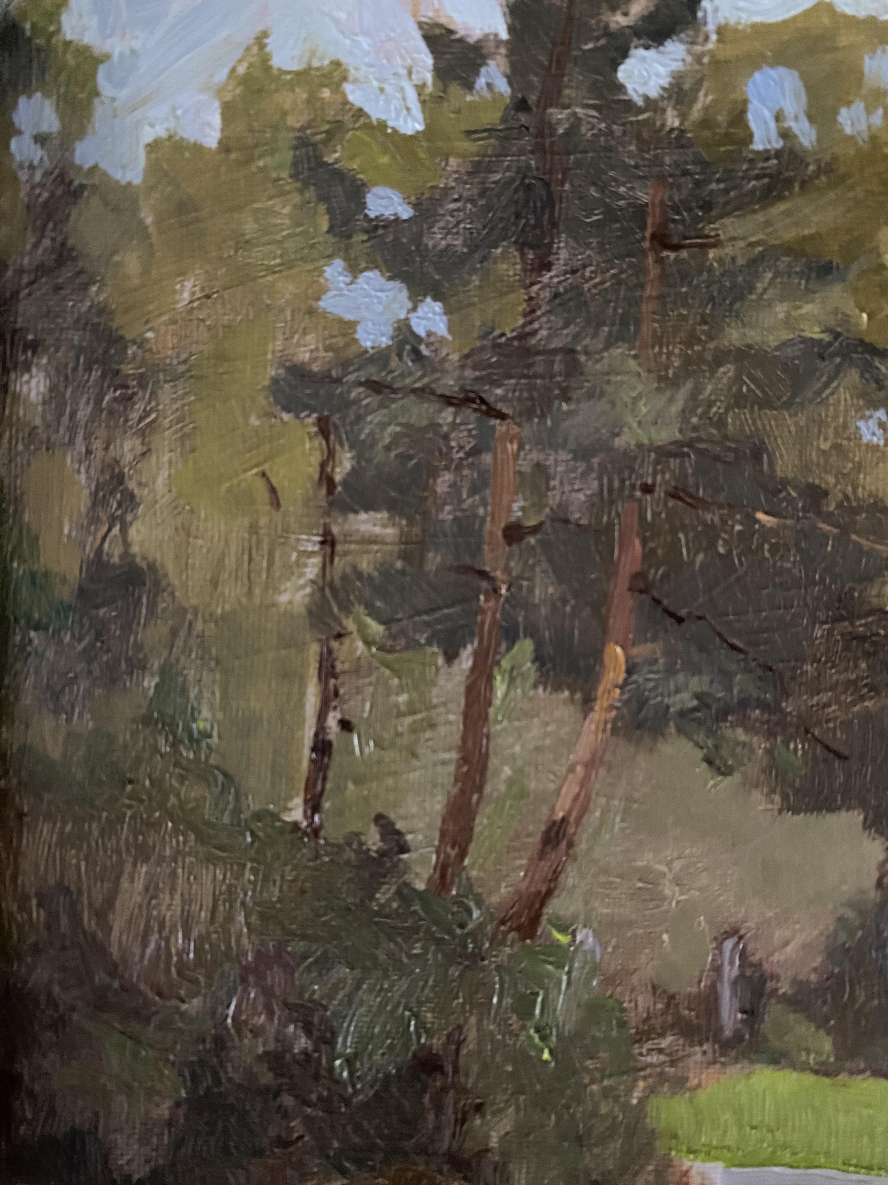 En dehors du bruit - Impressionnisme Painting par Elena Bulatova