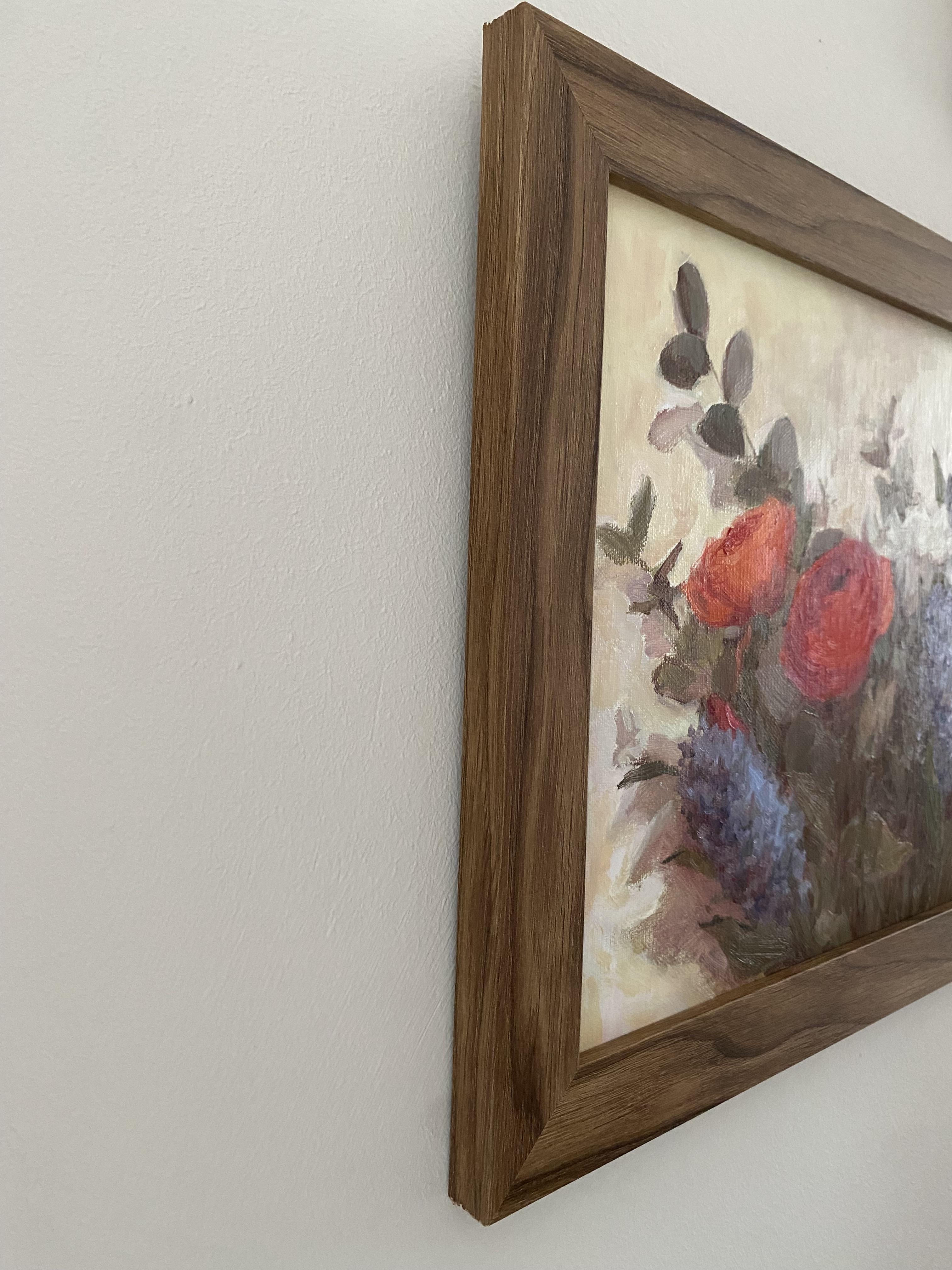 Spring flowers, oil painting, interior, flowers, bright colours, bouquet For Sale 3