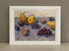 Still life with fruits nature morte oil painting traditional Impressionism art