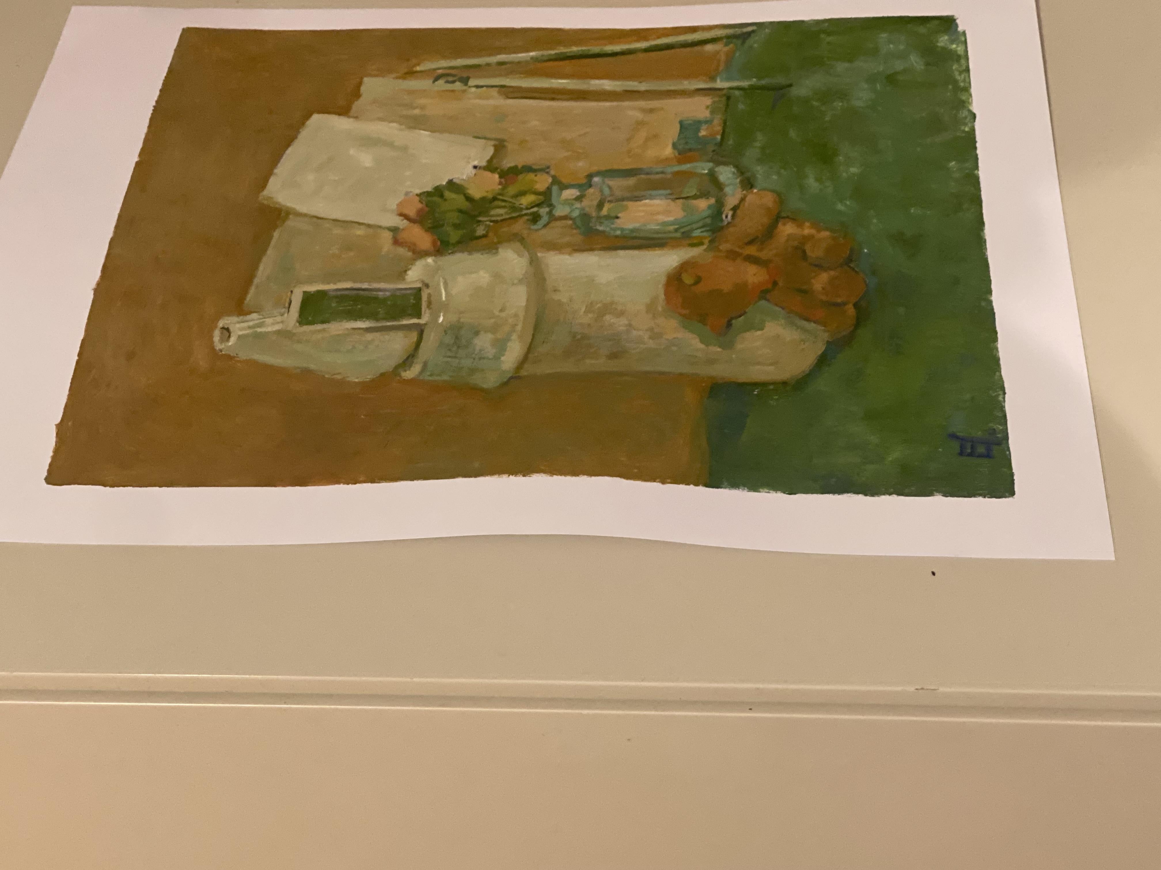 Die Geometrie der Erinnerung 1, Ölgemälde Impressionismus, zeitgenössischer Realismus im Angebot 6