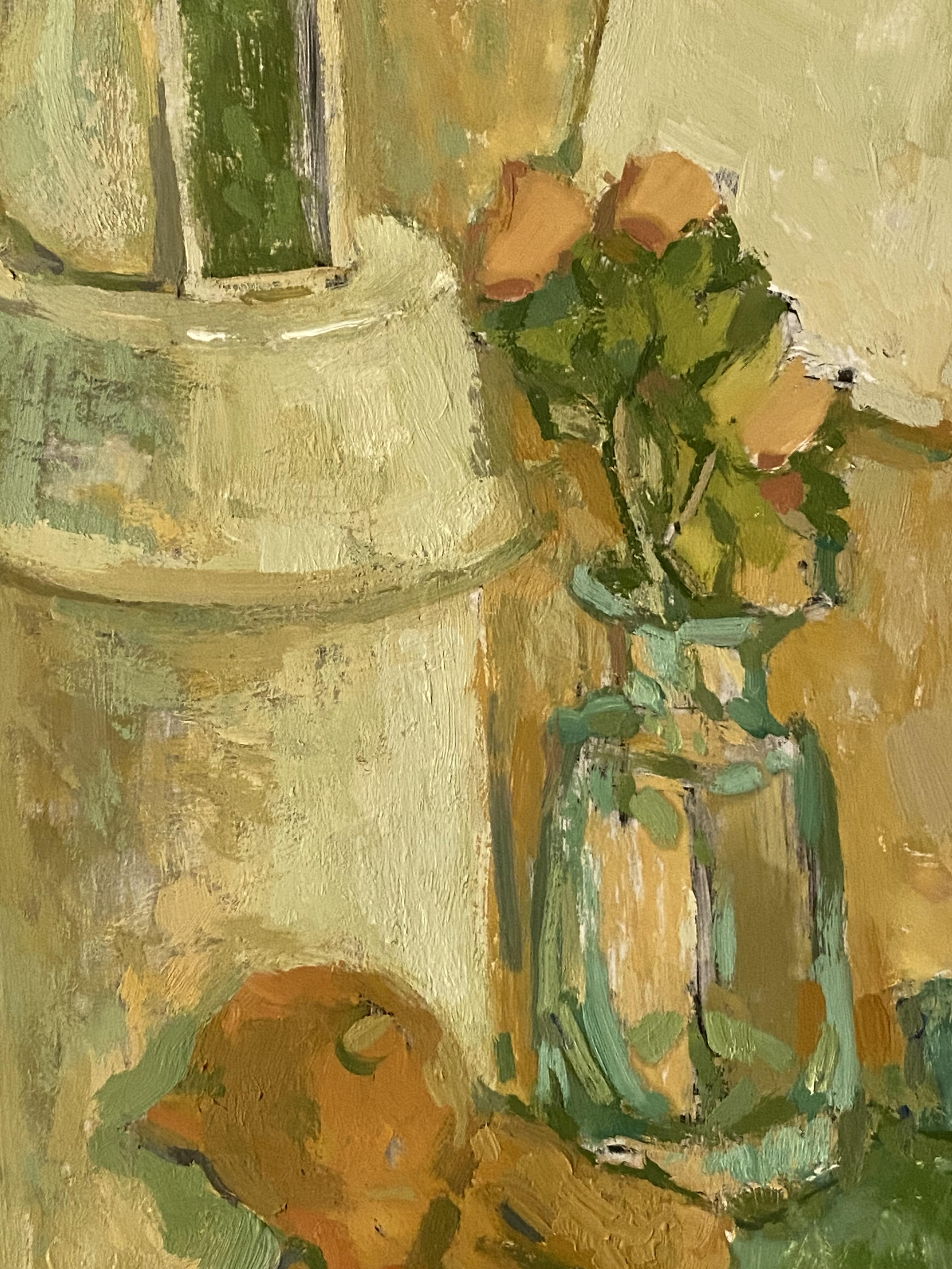 Die Geometrie der Erinnerung 1, Ölgemälde Impressionismus, zeitgenössischer Realismus im Angebot 3