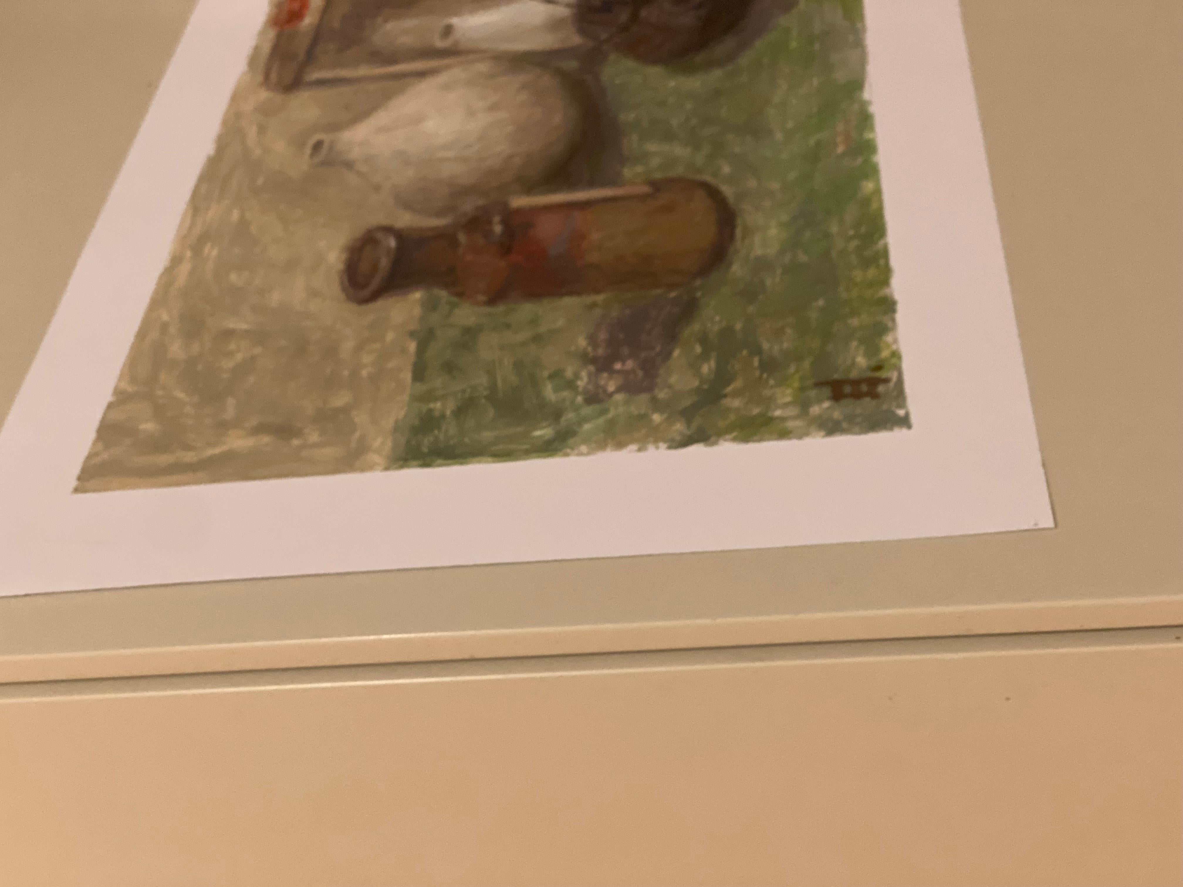 The Weight of Simple Things, still life, oil on paper, impressionism im Angebot 5