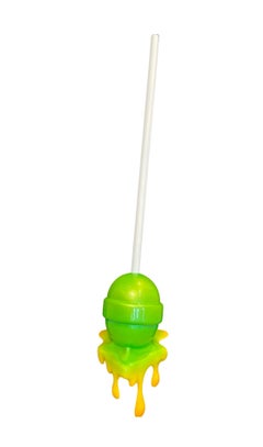 Green/Yellow Corner Drip Lollipop