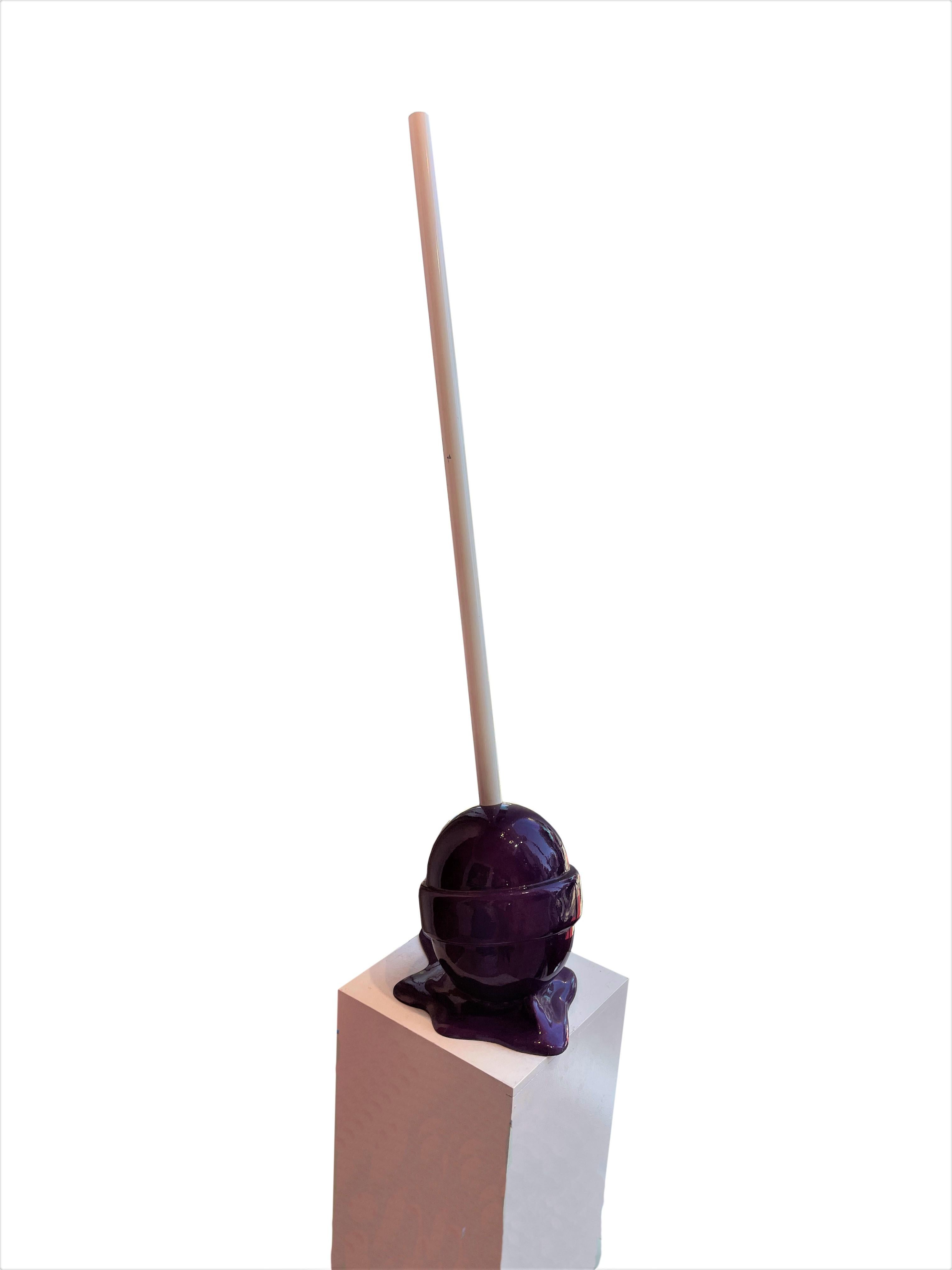 purple lollipop aesthetic