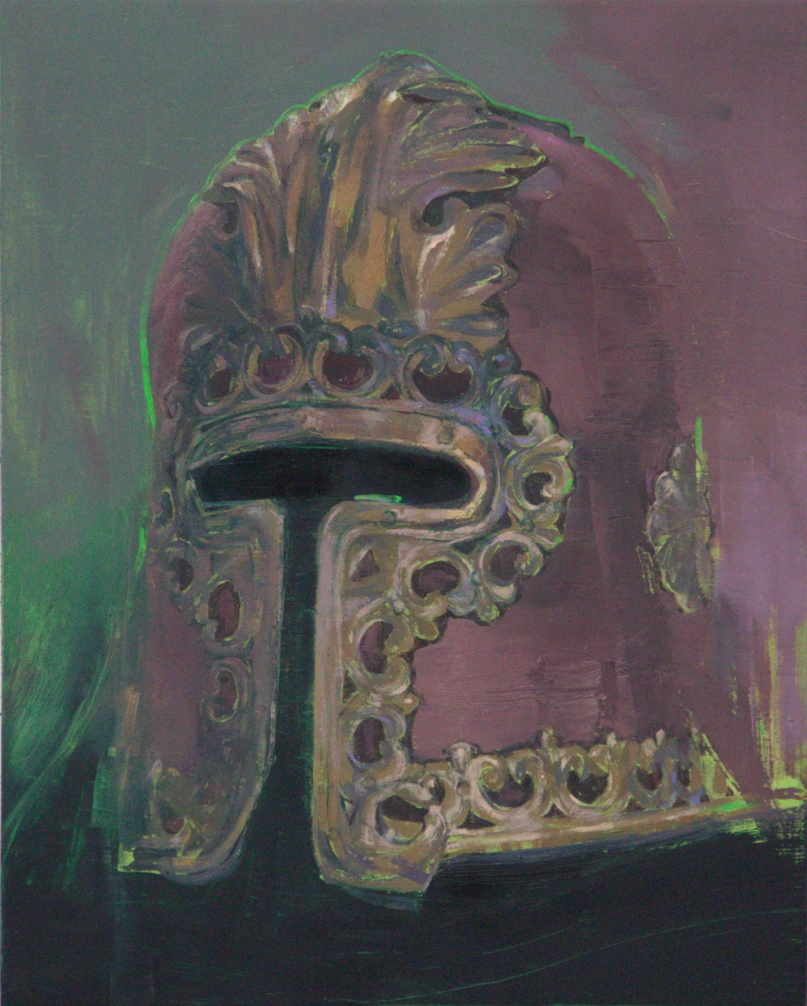 "Alla Veniziana" (2025) Still-Life of Medieval Armor, Oil Painting