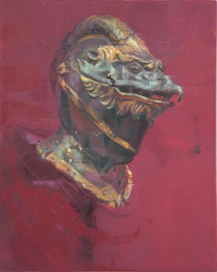"Basilisk" (2023) - Original-Stillleben-Gemälde von Elena Burykina