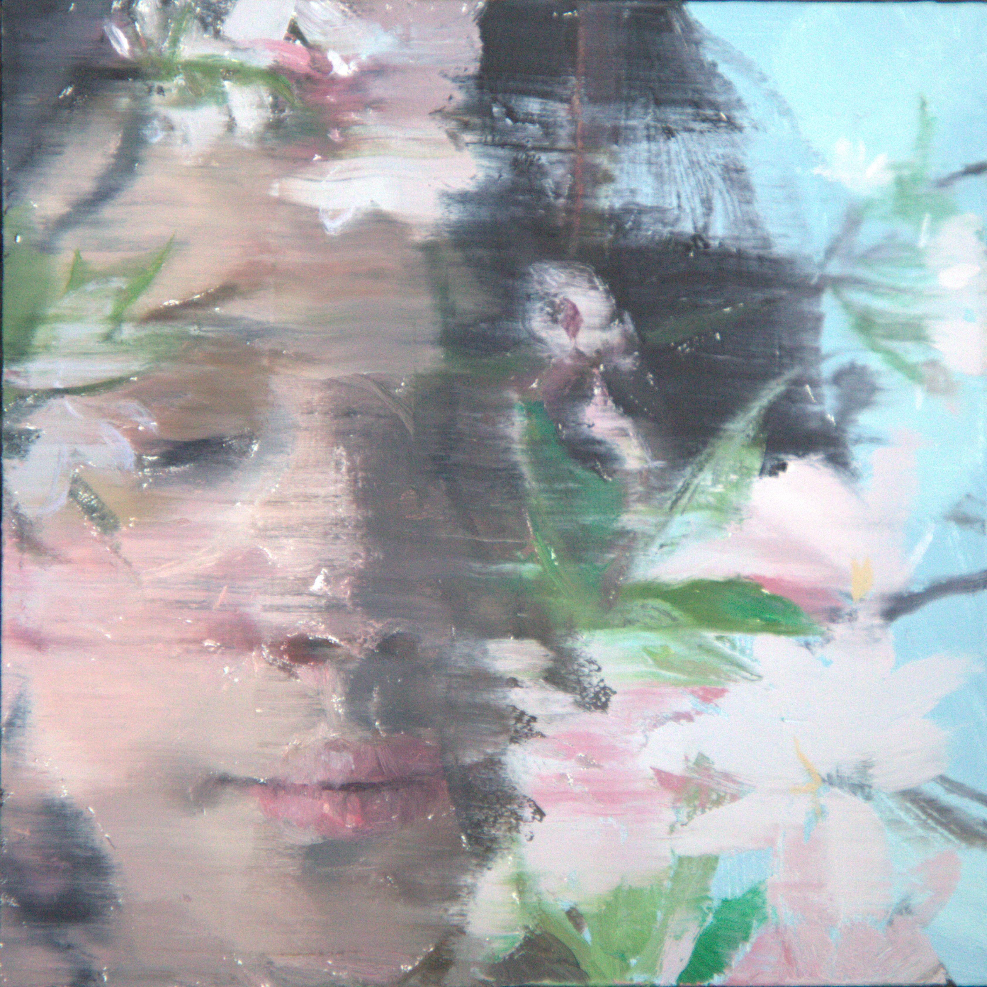 Elena Burykina Portrait Painting - "Bloom 1, " Oil painting