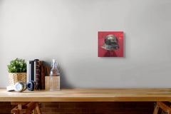"Casco per il fantasma" (2023) - Quadro originale di Elena Burykina
