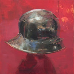 "Casco per il fantasma" (2023) - Quadro originale di Elena Burykina