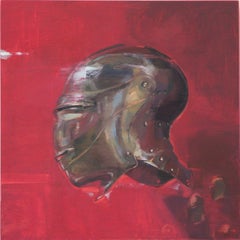 "Iron Man existiert" (2023) - Original-Stillleben-Gemälde von Elena Burykina