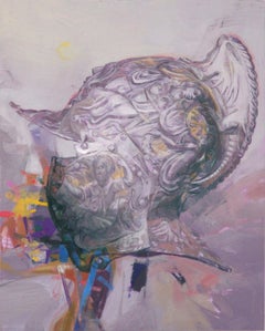 "Kaleidoscope" (2025) Still-Life of Medieval Armor, Oil Painting