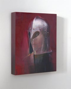 "Caterina la guerriera" (2025) Natura morta di armatura medievale, pittura a olio