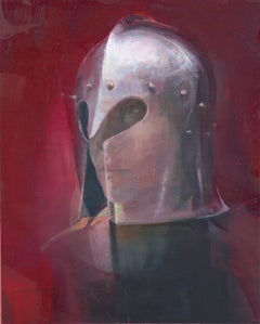 "Katherine the Warrior" (2025) Still-Life of Medieval Armor, Oil Painting