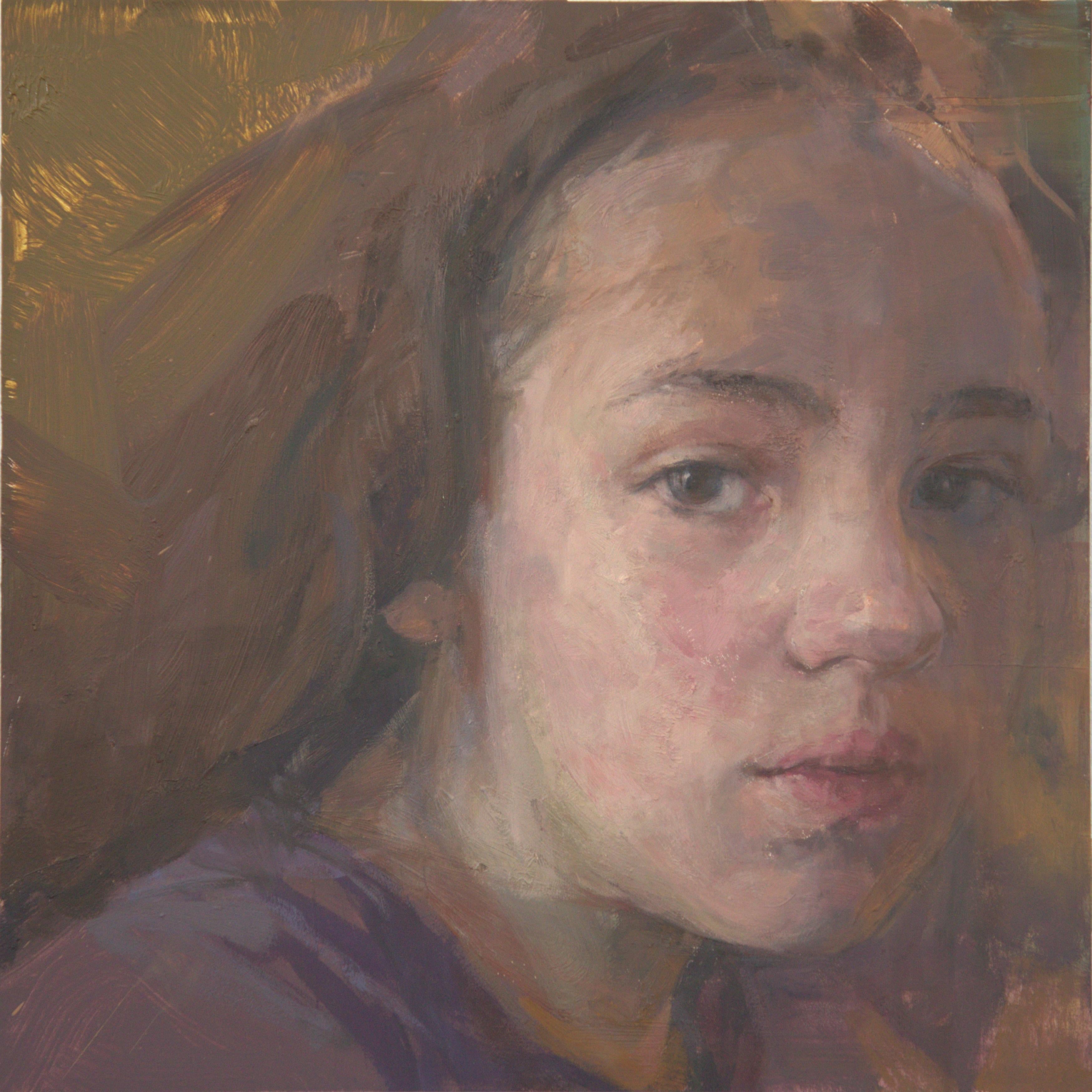 "Laura" (2021) - Original Portrait Painting by Elena Burykina