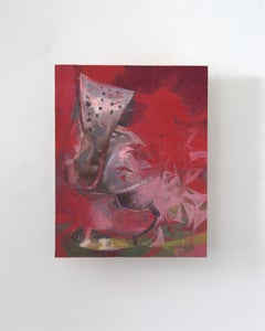 "Memoriam" (2024) - Original Medieval Armor Still-Life Oil Painting