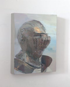 "Pearly Shell" (2025) Still-Life of Renaissance Armor, Oil Painting