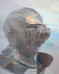 "Pearly Shell" (2025) Still-Life of Renaissance Armor, Oil Painting