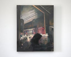 "The Big Mirror" - Original Painting by Elena Burykina