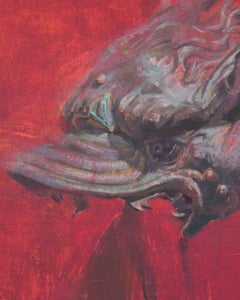 "Tótem animal" (2023) - Pintura original de bodegón de Elena Burykina