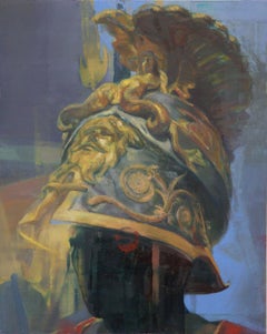 "Under the Mermaid Spell" (2025) Still-Life of Medieval Armor, Oil Painting