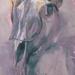 "Unicorn Style" (2025) Still-Life of Medieval Armor, Oil Painting