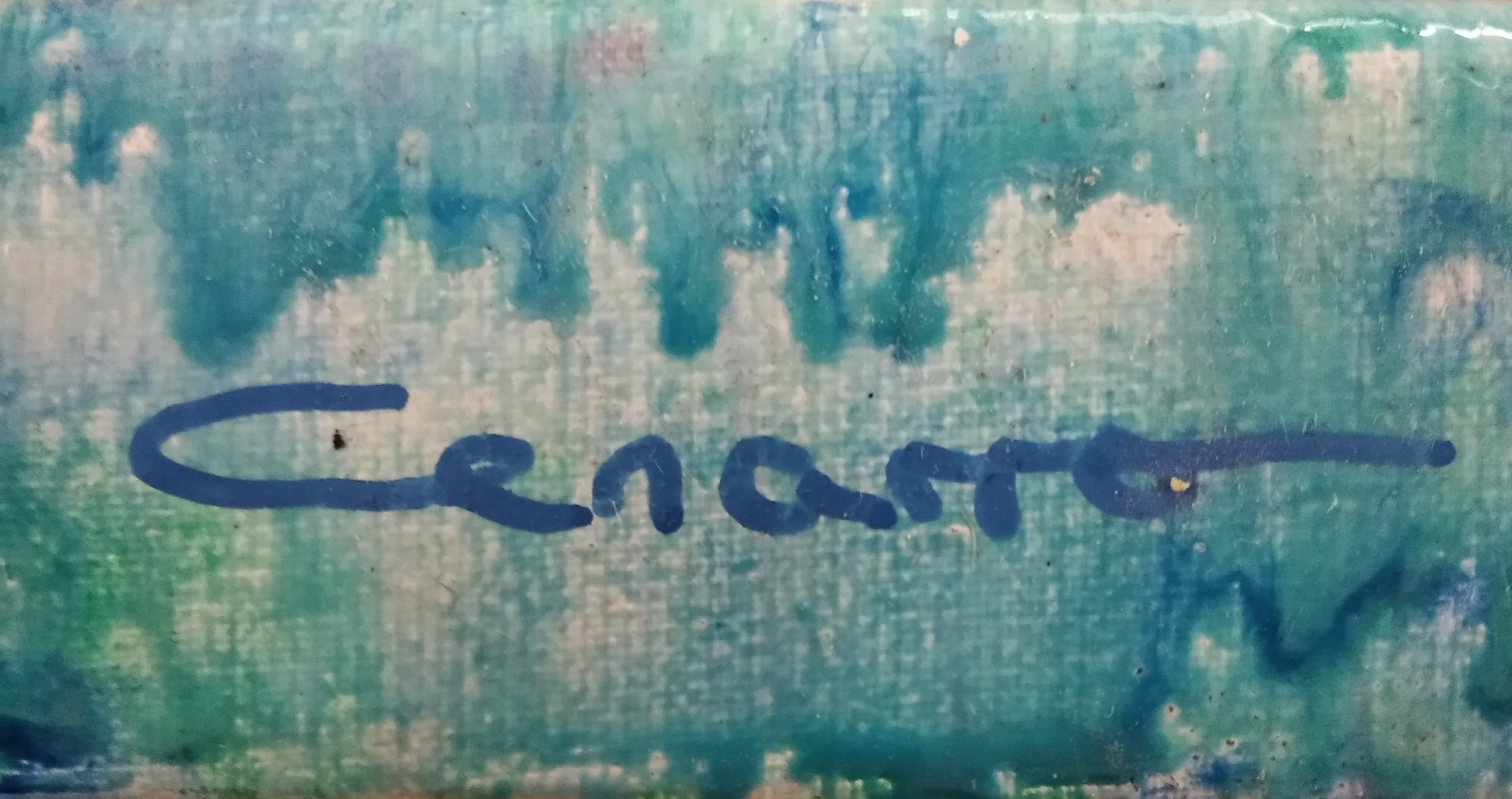 Senza titolo - Abstract Painting Blu di Elena Cenarro 
