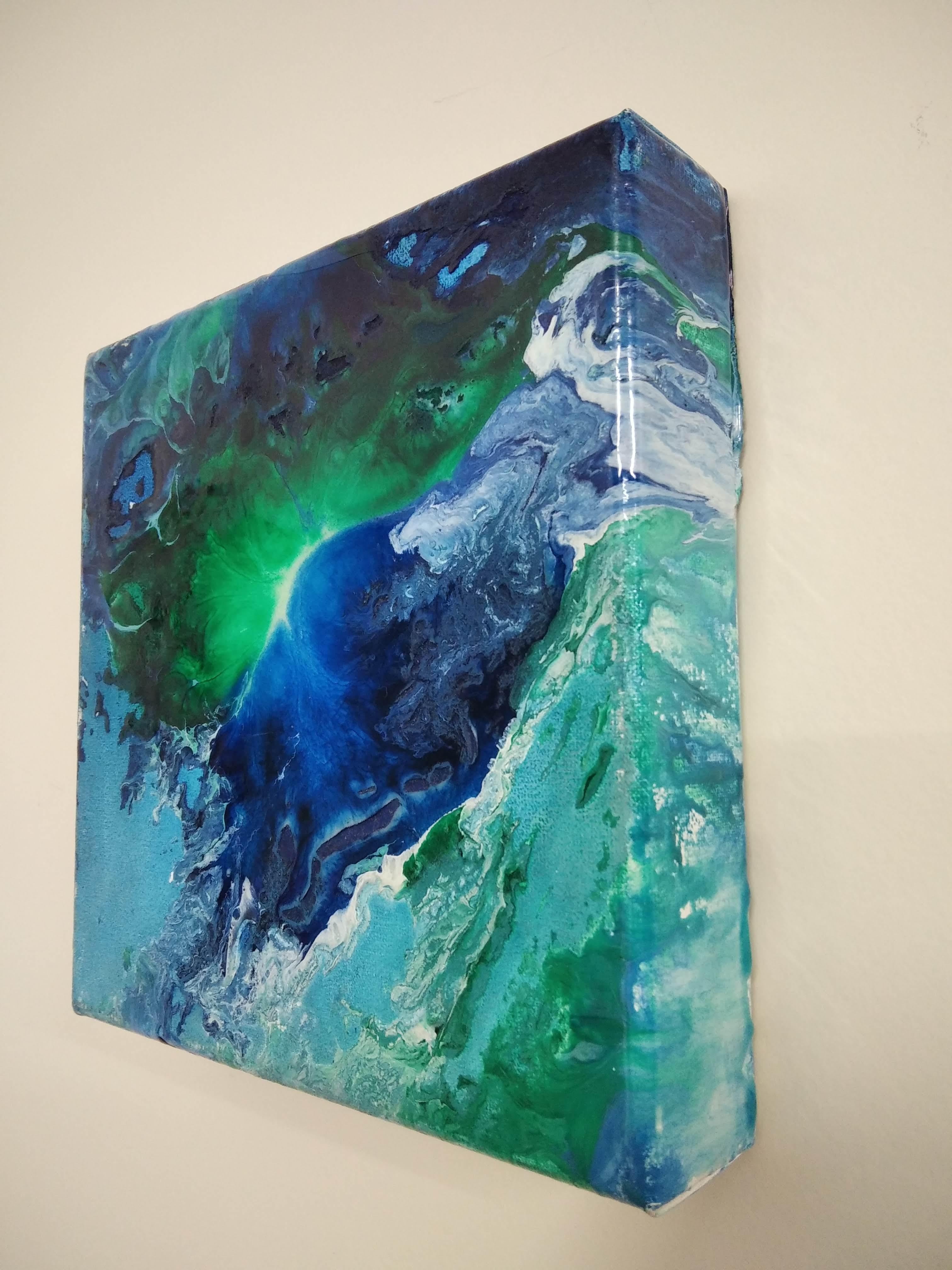 Senza titolo - Abstract Painting Blu di Elena Cenarro 