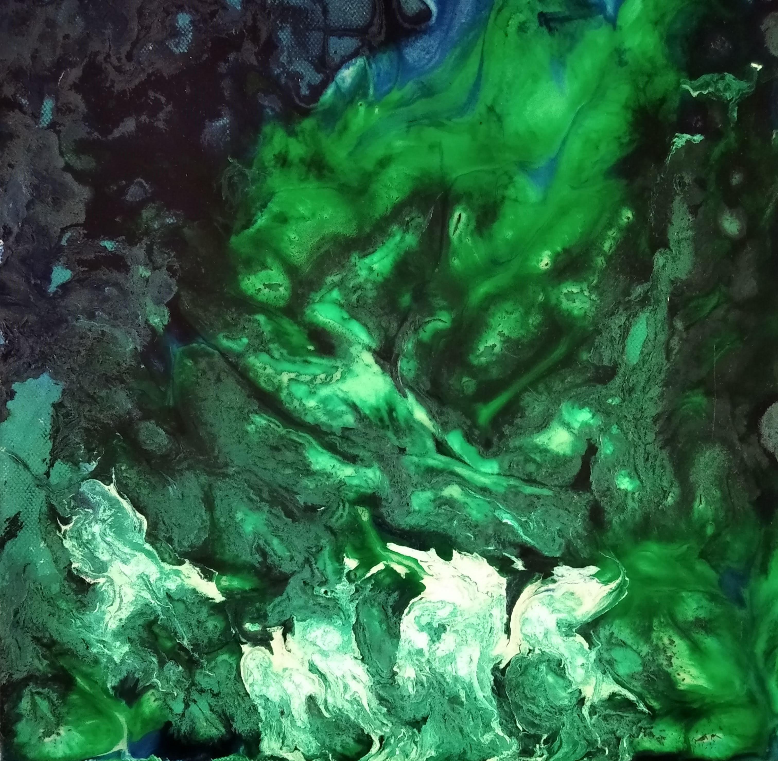Senza titolo - Abstract Painting Blu di Elena Cenarro 