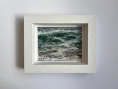 "Fragmentaciones de olas Plein Air VI" (2022) Pintura original de Elena Degenhardt