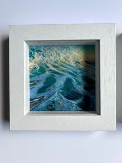 "Olas Montañas Altas I" Pintura original de Elena Degenhardt, Paisaje marino al pastel