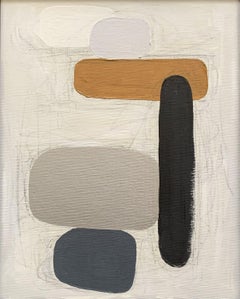 Silver Composition, Painting, Oil on Canvas