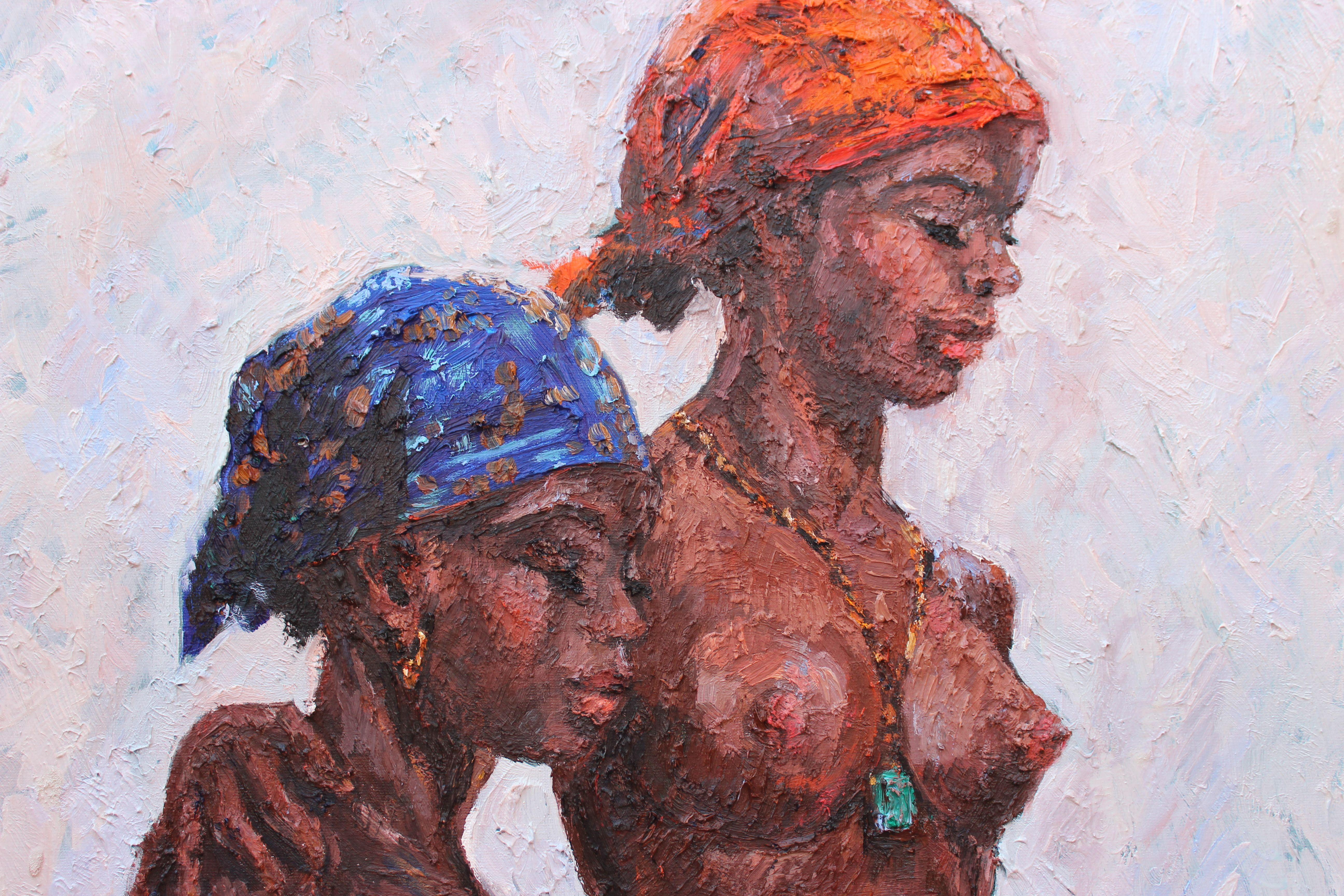 Black Beauties I, Painting, Oil on Canvas For Sale 2