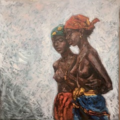 Black Beauties II, Painting, Oil on Canvas