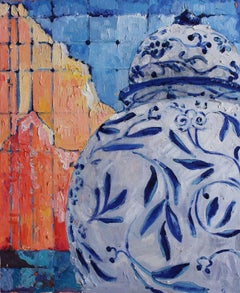Bodies&Spaces -6, Painting, Oil on Canvas