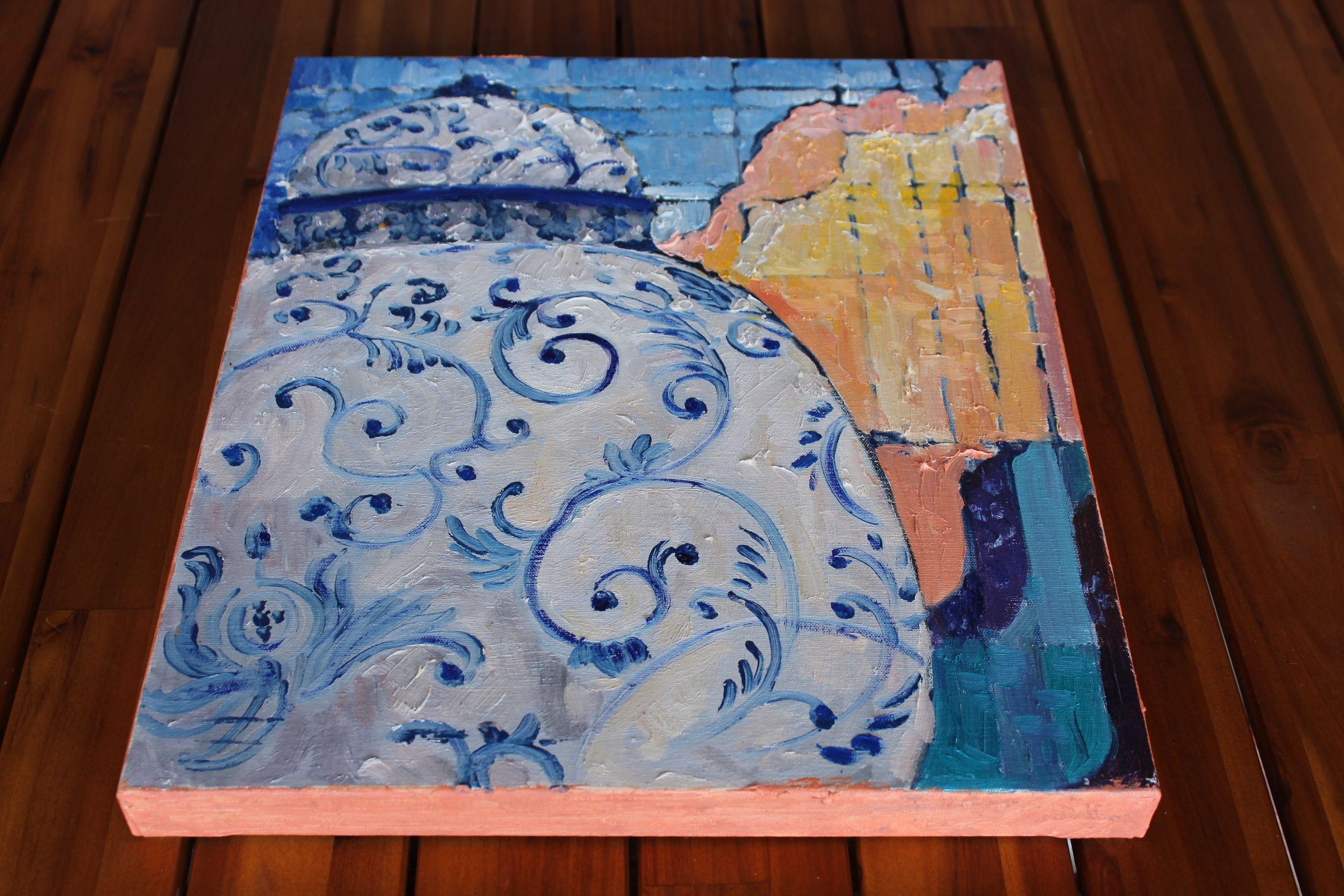 Bodies&Spaces 8, Gemälde, Öl auf Leinwand (Impressionismus), Painting, von Elena Done