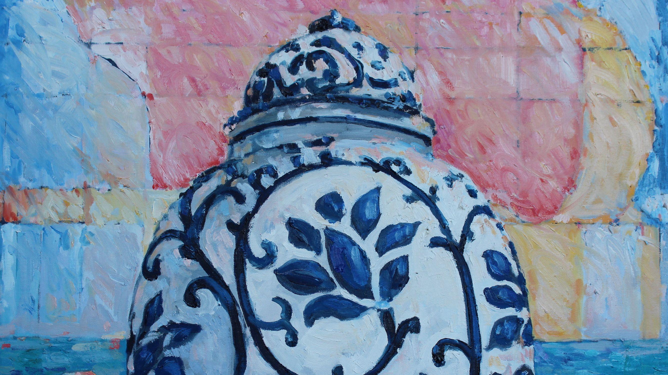 Body&Spaces 3, Pittura, Olio su tela - Painting Impressionismo di Elena Done