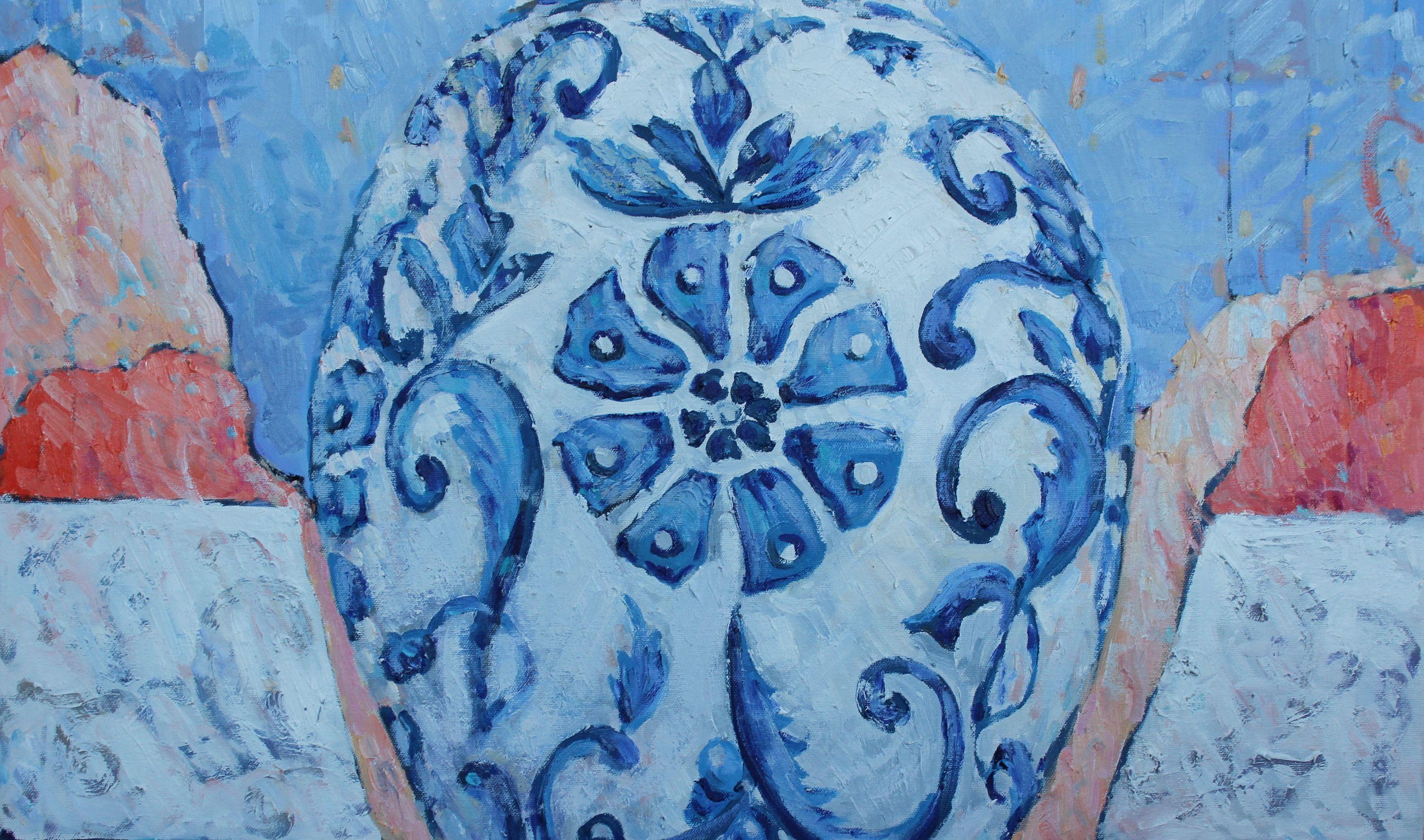 Body&Spaces 4, Pittura, Olio su tela in vendita 1