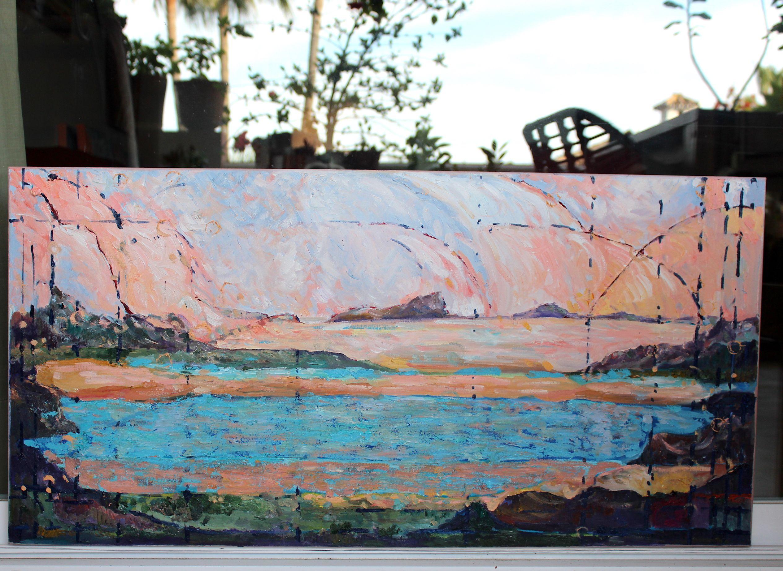 Paisajes futuros, Pintura, Óleo sobre lienzo 1