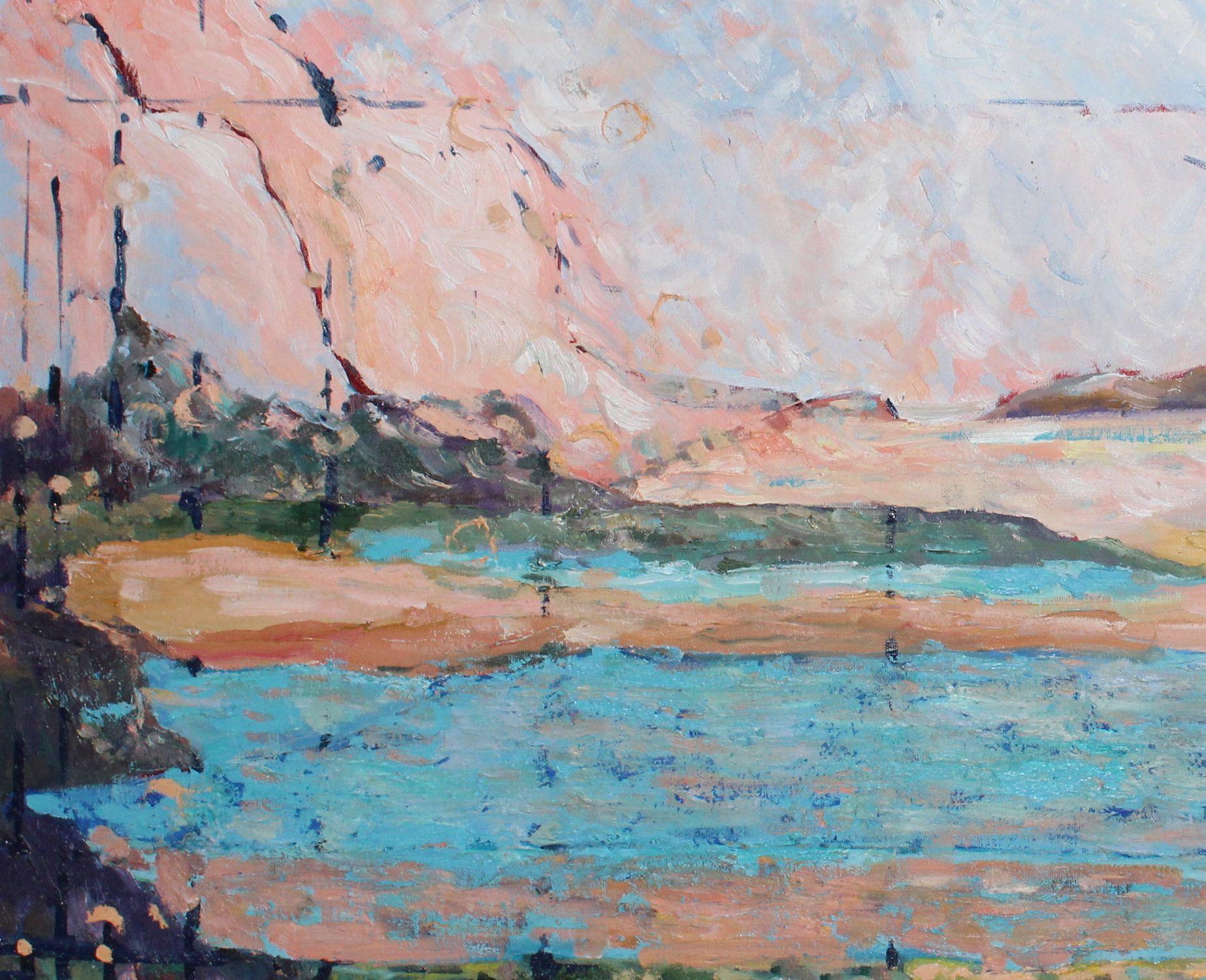 Paisajes futuros, Pintura, Óleo sobre lienzo 2