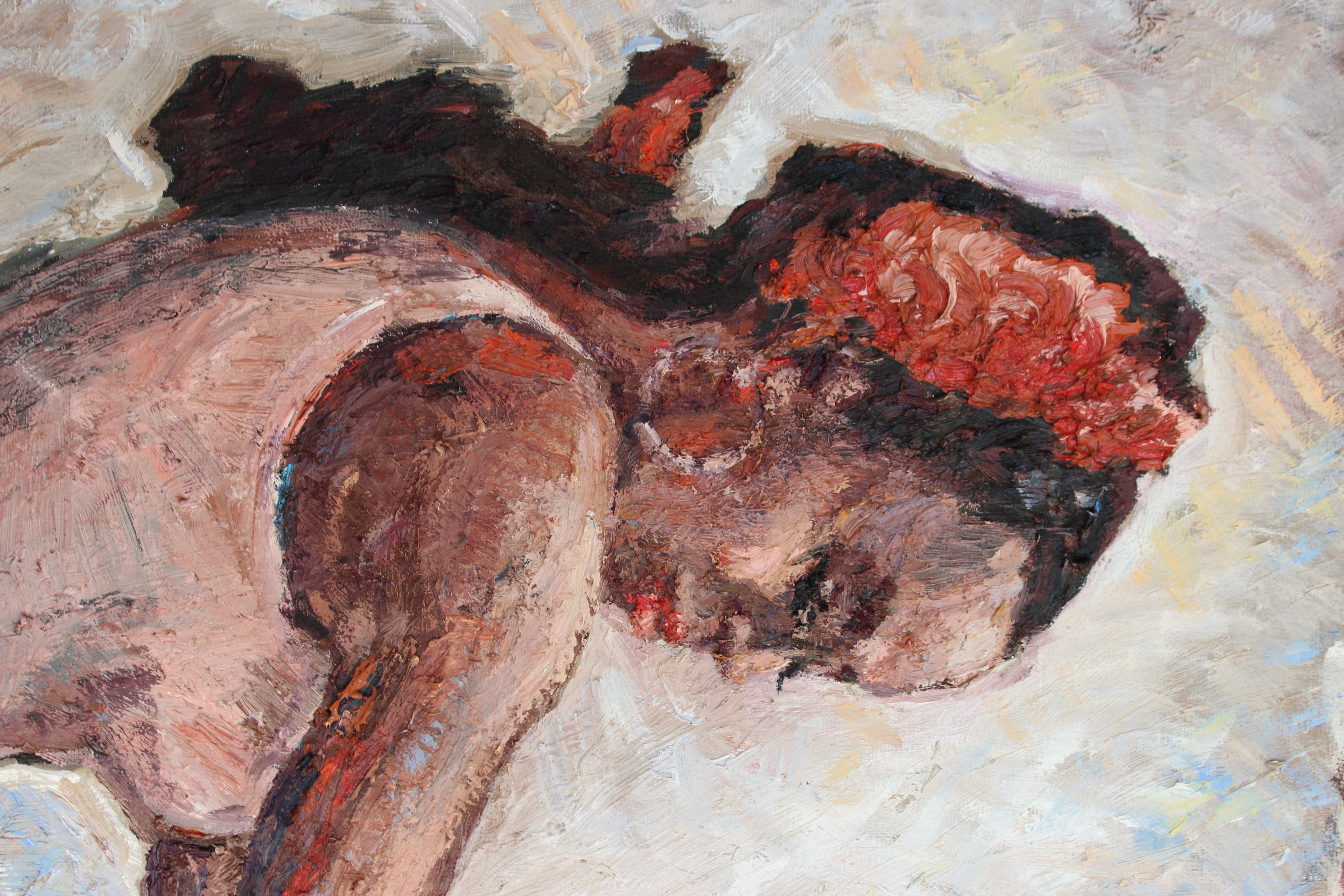 Ragazze. Flamenco, Pittura, Olio su tela in vendita 1