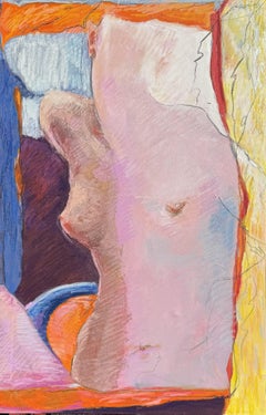LA VERTICALE, Painting, Pastels on Canvas